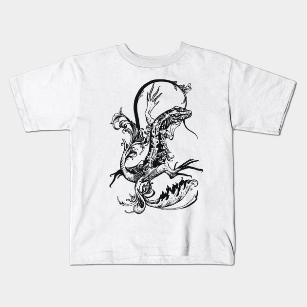 Lizard Kids T-Shirt by rottenfantom